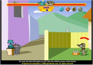 เกมส์เขวี้ยงหัวหมาปาหัวแมว