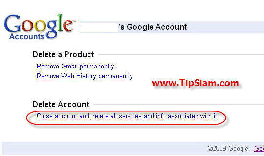 how to delete google account