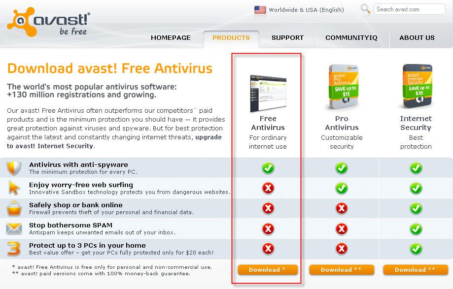 แนะนำ Antivirus ที่ฟรีและดีที่สุด