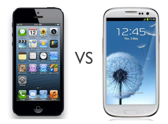 iphone 5 vs samsung galaxy s3
