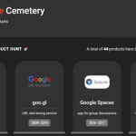 Recommend : นักพัฒนาอิสระเปิดเว็บ Cemetery รวมผลิตภัณฑ์ Google ที่ตายแล้ว