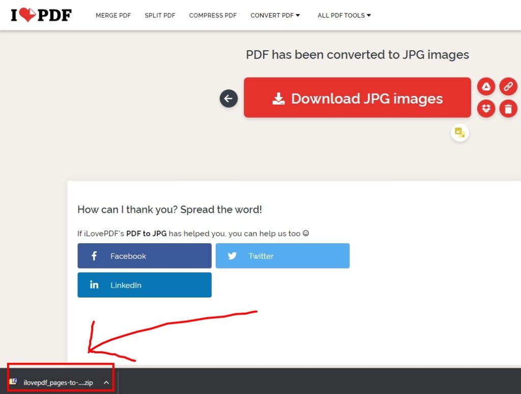 วิธีแปลงไฟล์ PDF เป็น JPG