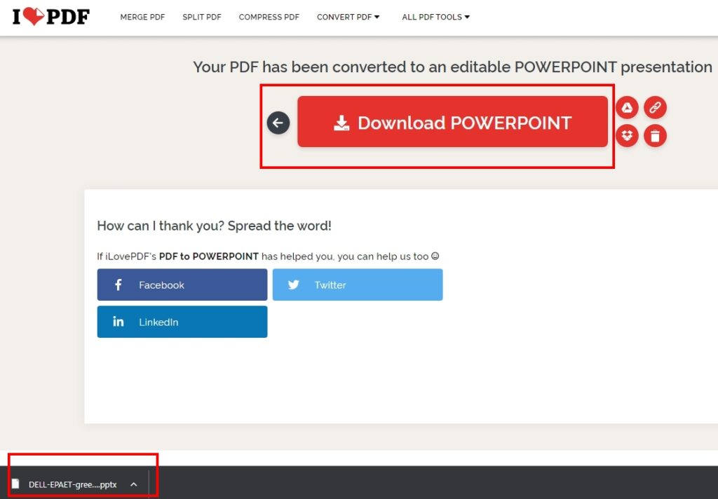 วิธีแปลงไฟล์ PDF ให้เป็น PowerPoint